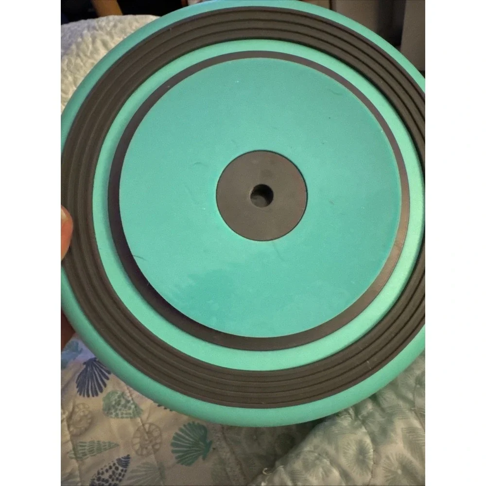 Toadfish 8 cup Non-Tipping Double Wall Dog Bowl‎ Teal TG1321 NEW Pet Dish w/LID